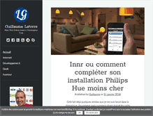 Tablet Screenshot of guillaumelatorre.com